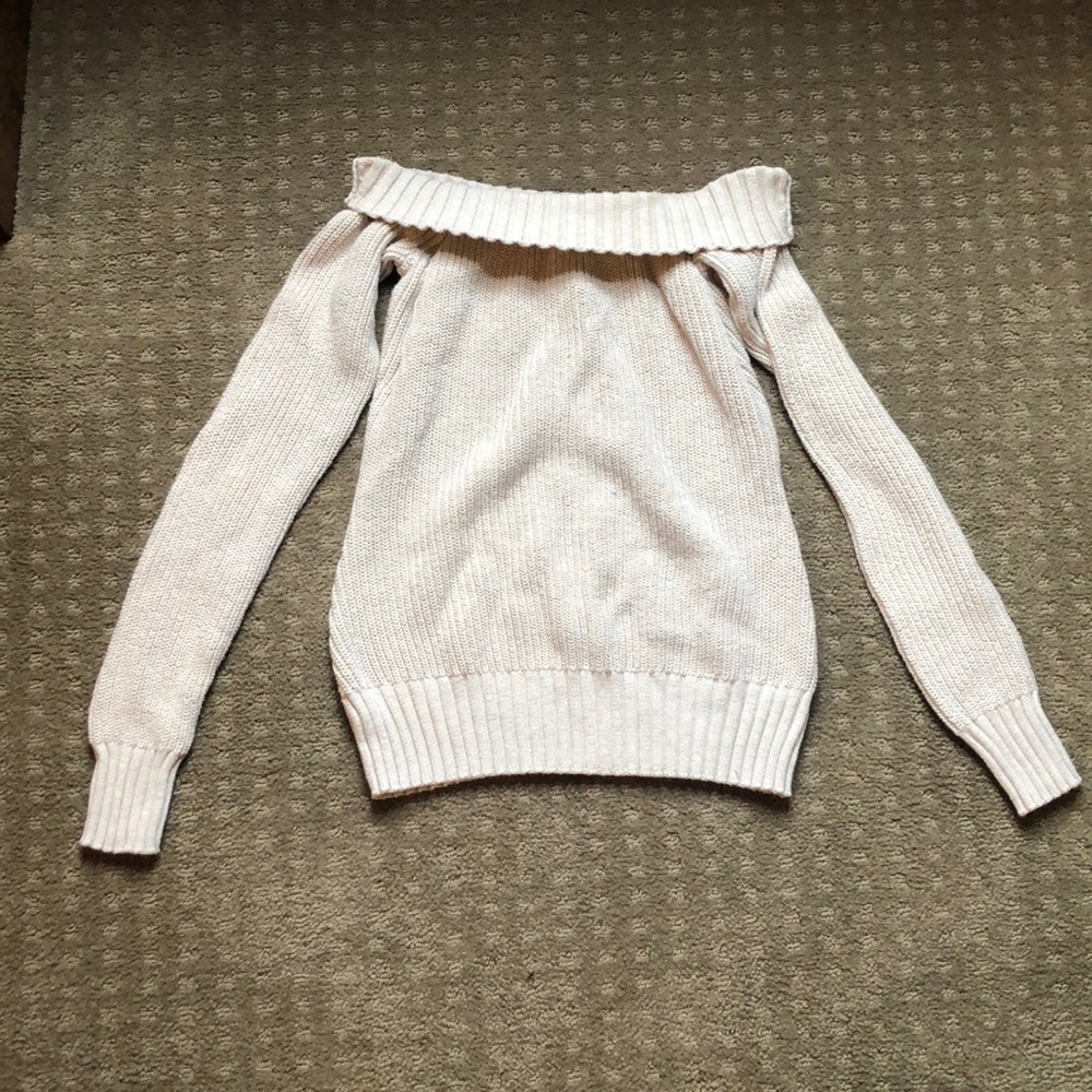 Macy’s off-the-shoulder sweater
